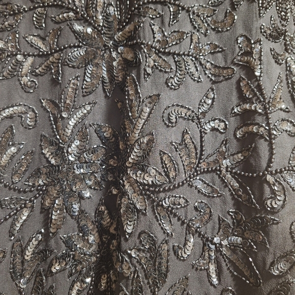 A Niteline by Della Roufogali 100 silk lined embellished blazer in a size small. - Picture 3 of 6